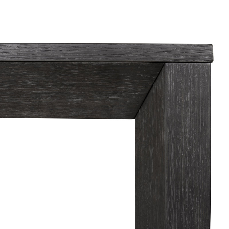 Table de salle à manger extensible Schell, Noir