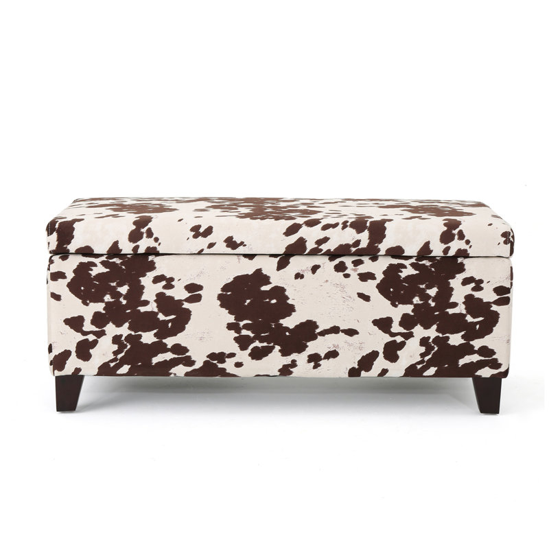 STORAGE OTTOMAN, Brown Multi