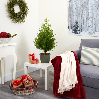 Arbre de Noël artificiel pin vert 3 pi