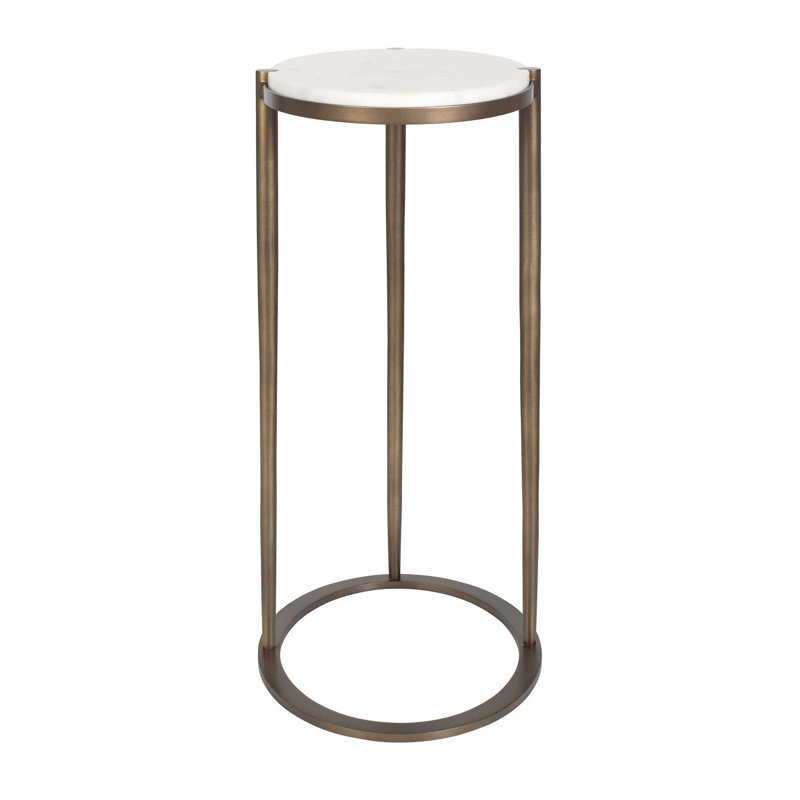 Table d'appoint ronde en marbre  Mercier