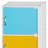 15.9 " Wide 3 - Shelf Storage Cabinet with