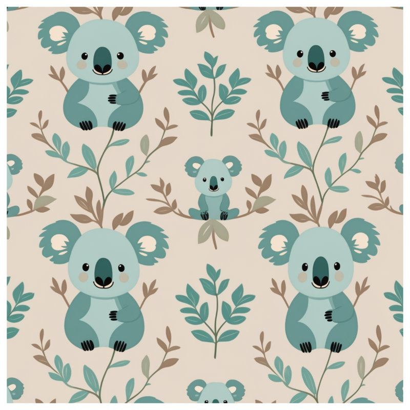 Mignons coussins décoratifs à double face Koala, 18 po x 18 po