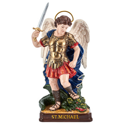 Fitz and Floyd Faith Grace Saint Micheals Figurine