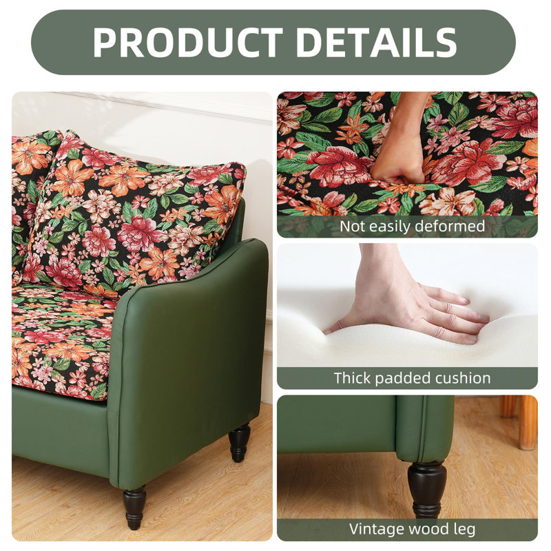 2 Seater Sofa Loveseat Couch