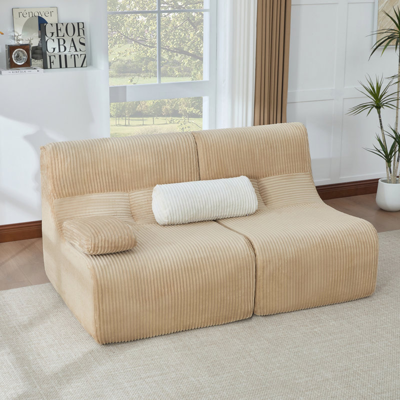 Canapé modulaire 63,7 po Modern, Coffee