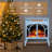 Cowsar Infrared Freestanding Portable Electric Fireplace Stove Heater With Remote,Timer,Adjustable Brightness And Speed,Double Doors-631577179
