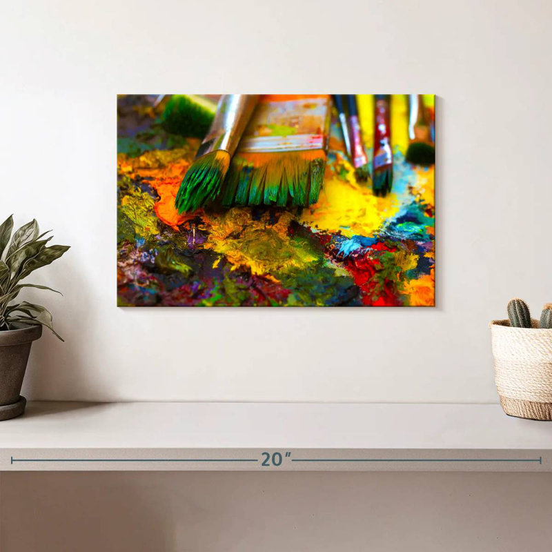 Senne Brushes For Painting, 8" H x 12" W