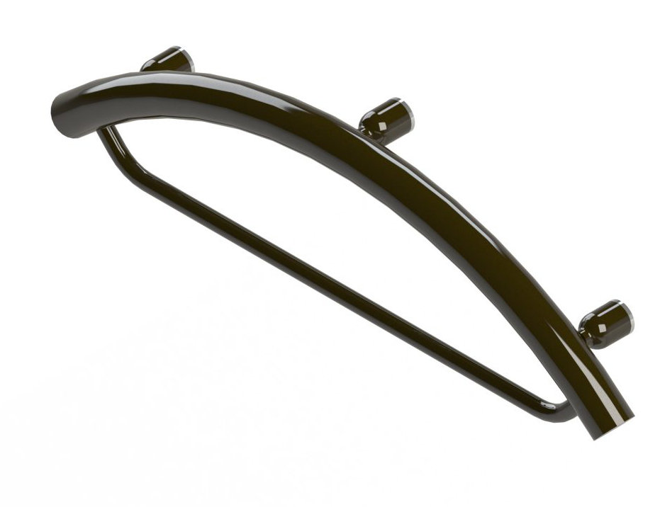 INVISIA Towel Bar Designer Luxury Grab Bar in Oil Rubbed Bronze (500 lb. Capacity) Invisia Collection 