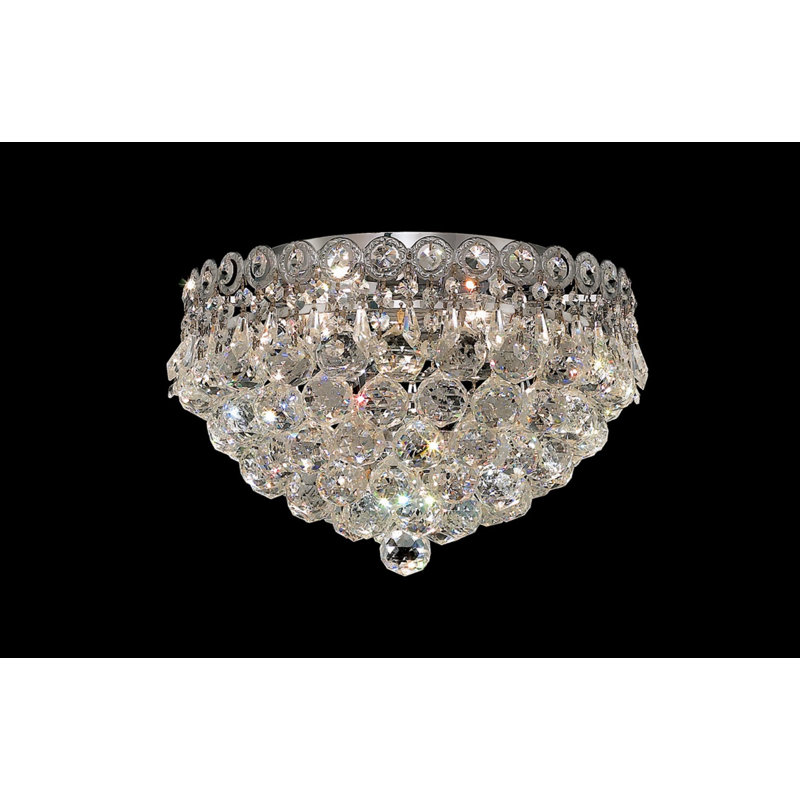 Zoila 5 - Light Dimmable Tiered Chandelier, Chrome