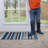 Non-Slip Striped Doormat-379960677