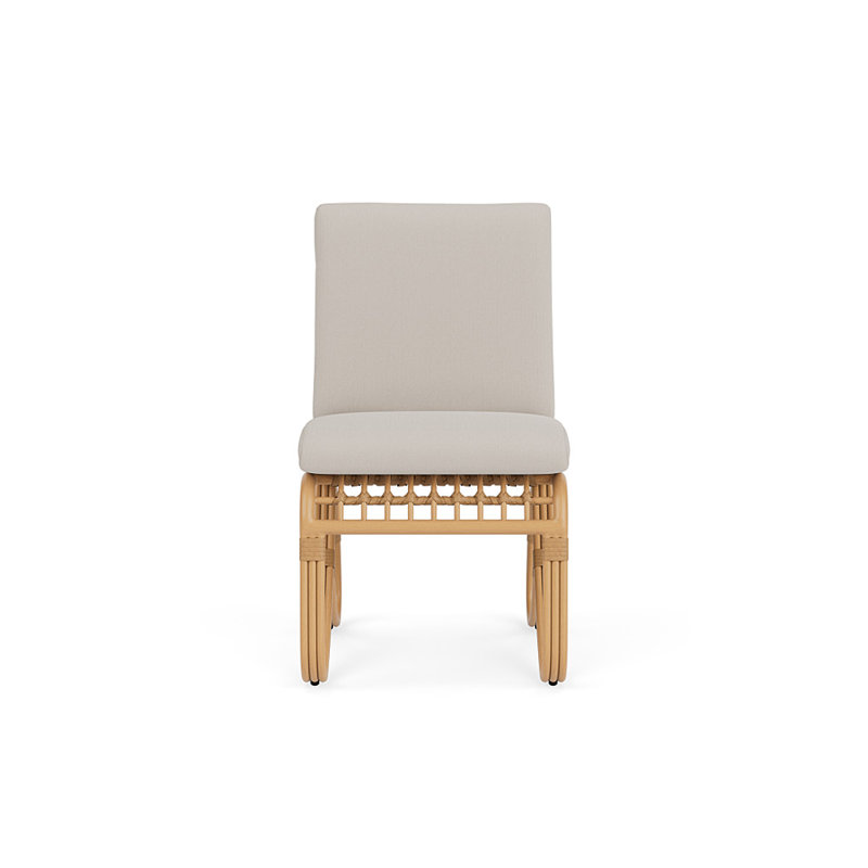 Riviera Outdoor Dining Side Chair, Azulu Twine