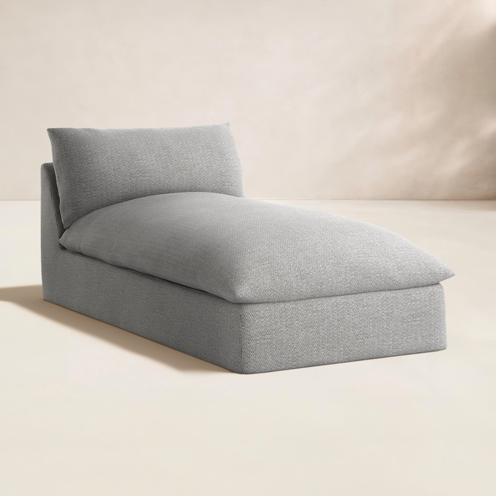 Argent 37'' Outdoor Chaise Lounge, Ash
