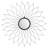 Chancey Metal Sunburst Wall Mirror-1231283430