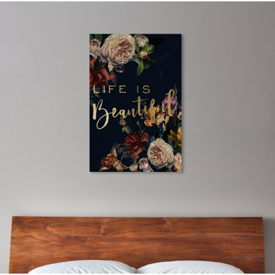 «Life Is Beautiful Fall», impression sur toile