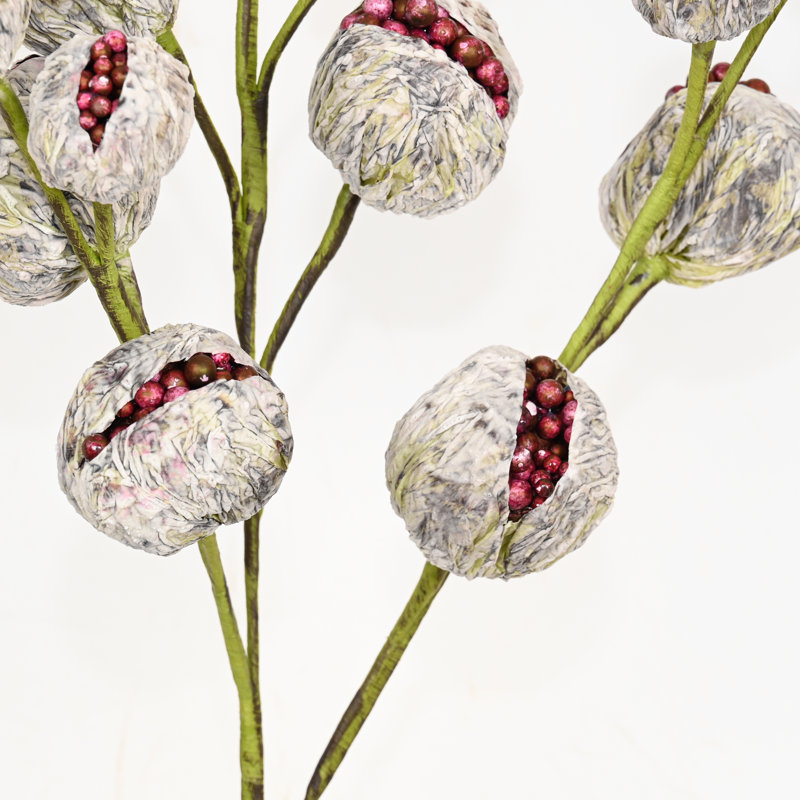 38 "branche de coquelicot artificielle pour remplissage de vase, long bouquet en vrac de ferme pour décorations de table de centre de table de bureau à domicile