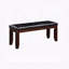 Banc de salle à manger rembourré 1pc