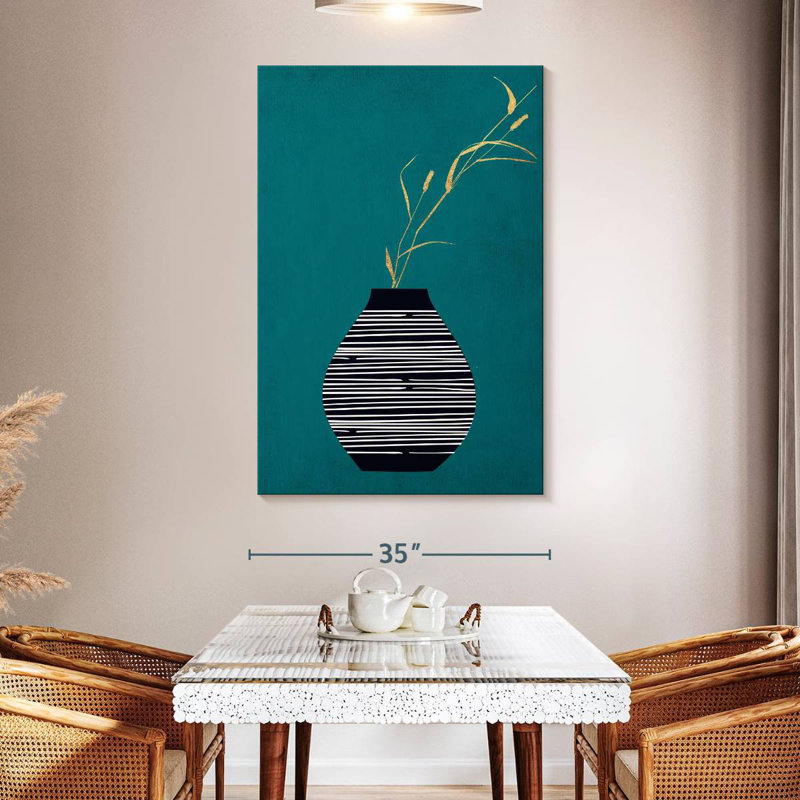 Bouquet Harnek Turquoise, H 51 po x l 34 po