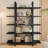 Industrial 5-Tier Bookcase, Metal Frame Open Shelf With X-Back Design, 71" Tall Storage Shelves For Living Room, Home Office-773402214