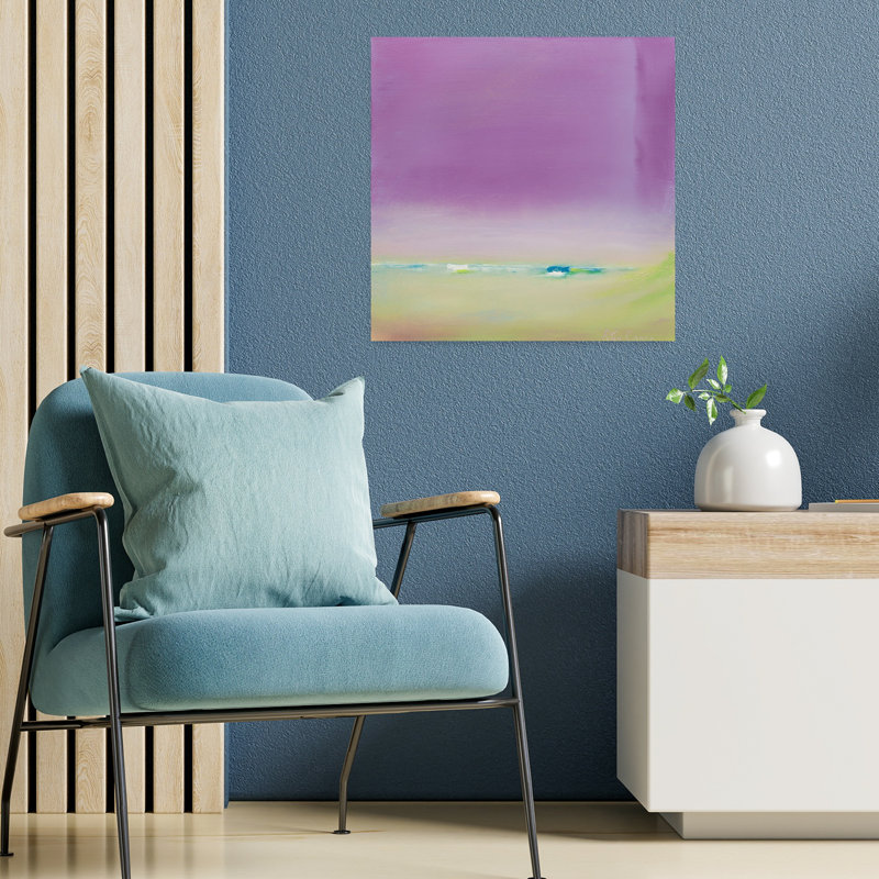 Art contemporain abstrait maintenant et maintenant, H 18 po x l 18 po