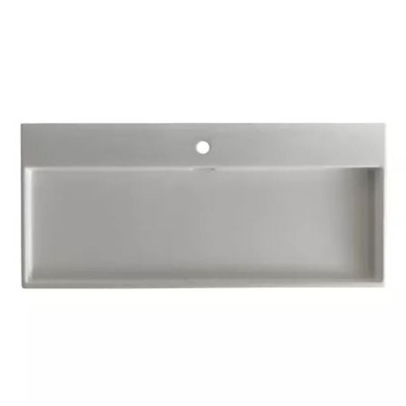 Urban 39.6'' L Bathroom Sink, Single Hole