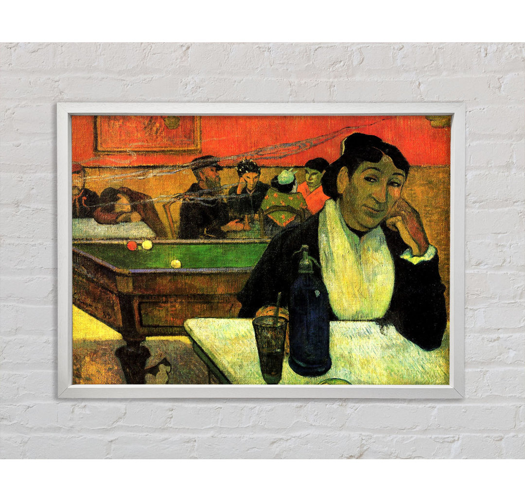 Gauguin Madame Ginoux im Cafe - Druck