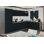 Ensemble d'armoires de cuisine en panneau de fibres à densité moyenne (MDF) H 83 po x l 138 po x P 85 po FK-PresTIge