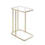 Marseilles Glass Top Frame End Table