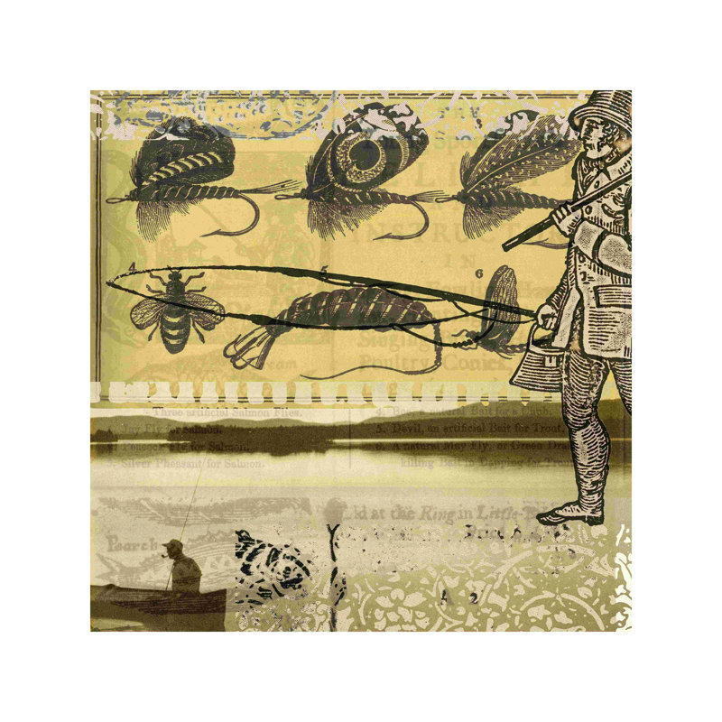 Pêche, H 36 po x l 36 po