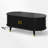 Coffee Table With Charging Station,Sliding Tambour Door & Storage-1705520983