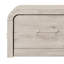 Table basse double Avel Wood Dream Console avec matelas et coins arrondis, gris bouleau moisson