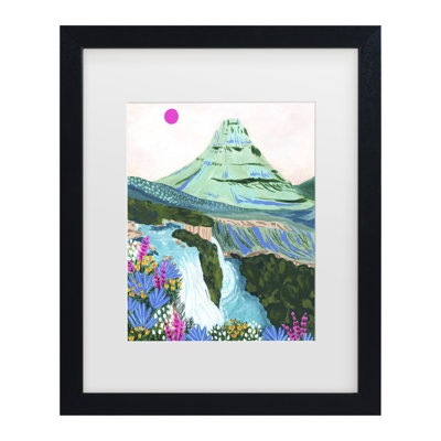 Bolog Sarah Gesek Kirkjufell Matted Framed Art