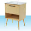 Meuble-lavabo multifonctionnel 24 po avec tiroir 24 po