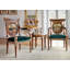 Arm Chair in Green/Cherry