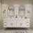 83.4" Wall-Mounted Double Bathroom Vanity Set-70381376