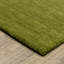 Tapis vert olive en laine fabriqué à la main Makhari-859017608