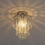 Nayeli Chrome Flush Mount