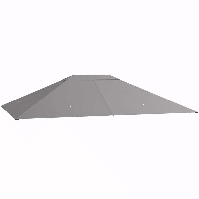 Outsunny 10' X 13' Gazebo Canopy Replacement, Outdoor Gazebo Cover Top Roof Replacement With Vents And Drain Holes, (TOP COVER ONLY)