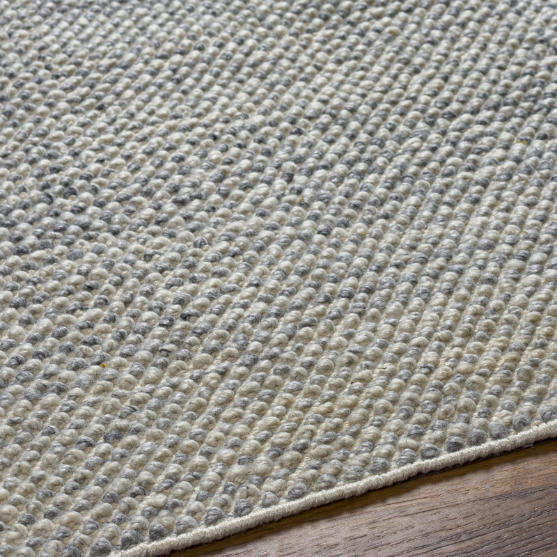 Orya Striped Indoor / Outdoor Rug, Rectangle 10' x 14', Light Slate Blue
