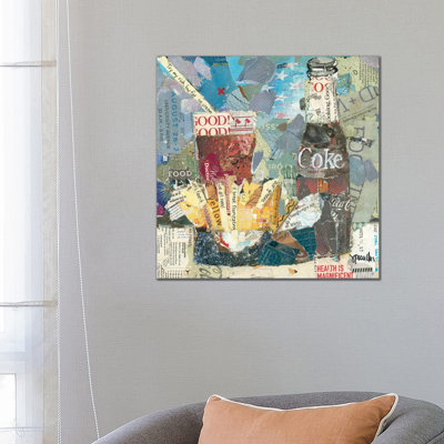 Fries & A Coke by Jamie Pavlich-Walker - Wrapped Canvas Print