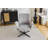 28.5“ W Velvet Dovetail Swivel Office Chair-282804784