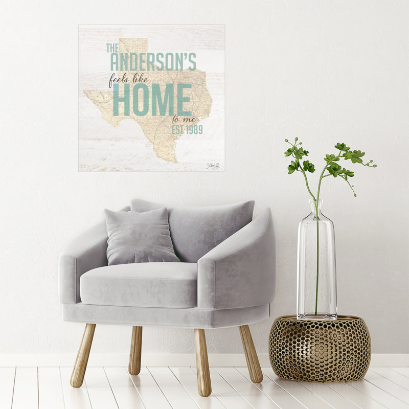 Décalcomanie murale personnalisée comme une maison, H 20 po x l 20 po, Oui