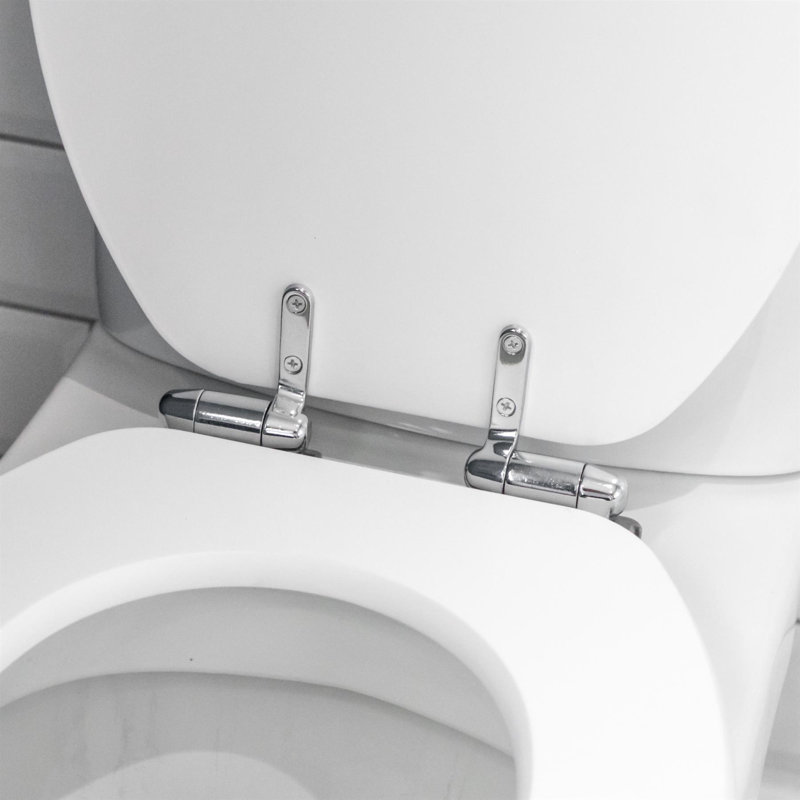 Harbour Housewares - 2x Wooden Soft Close Toilet Seats, White