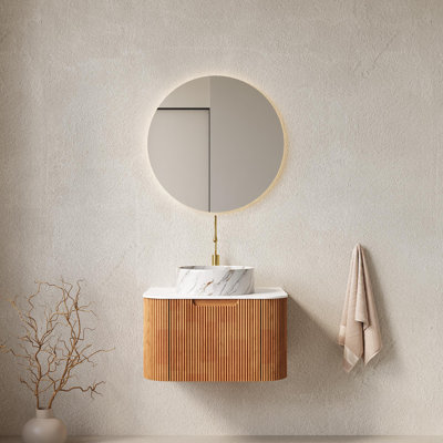 Wall Mounted Bathroom Vanity with Sink