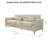 Deondry 85.63" Velvet Square Arm Sofa-484596845