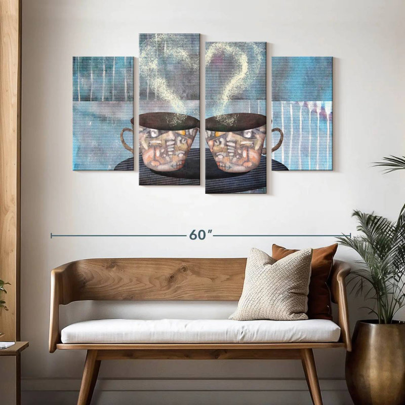 Yarlin Coffee For Two, 32" H x 52" W