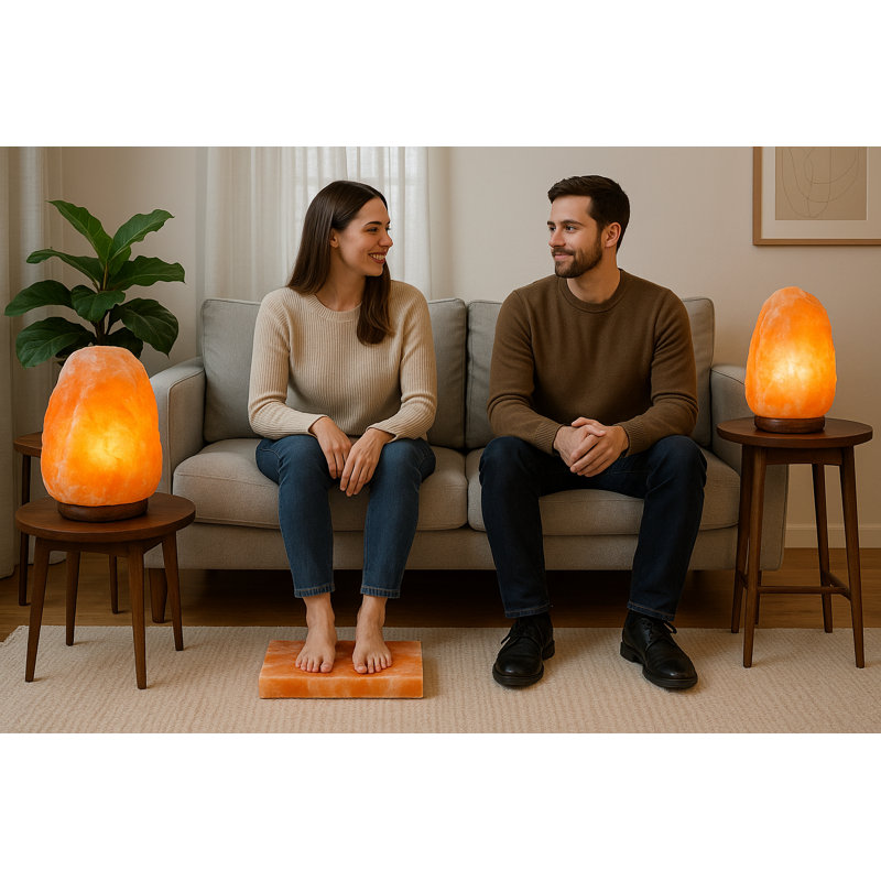 Himalayan Salt Lamp 15-20 lbs by Black Tai Salt Co.