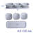 4-Piece, Impulse Dip Set, White