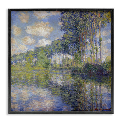 Classic Monet Poplars on the Epte Framed Giclee Art by one1000paintings