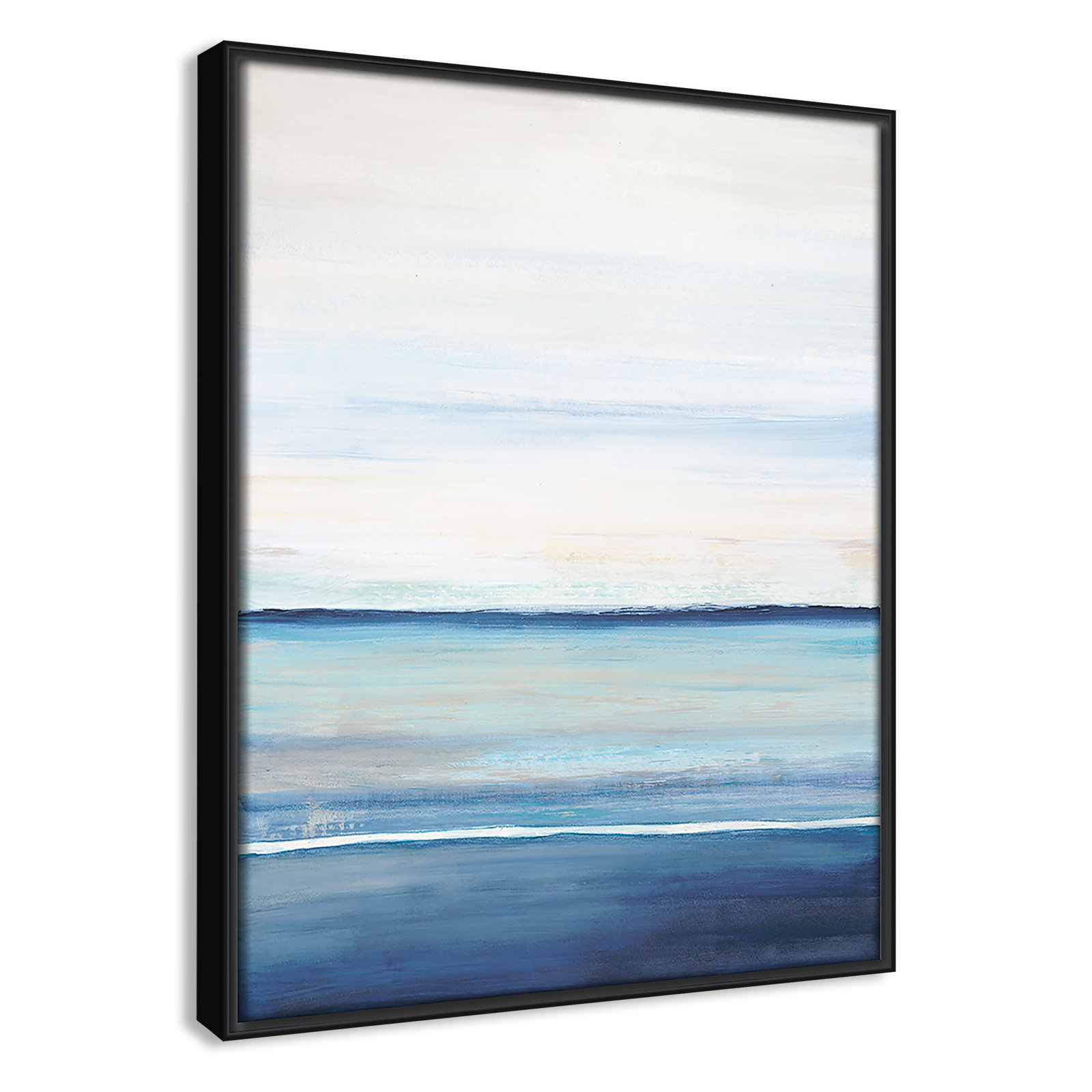 Emmit "Distant Whispers" Print by Filippo Ioco, Black Framed Canvas, 15.5" H x 12.5" W x 2" D