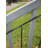 18'' H x 91.1'' W Black Metal Fencing with 10 Panel(s) Included